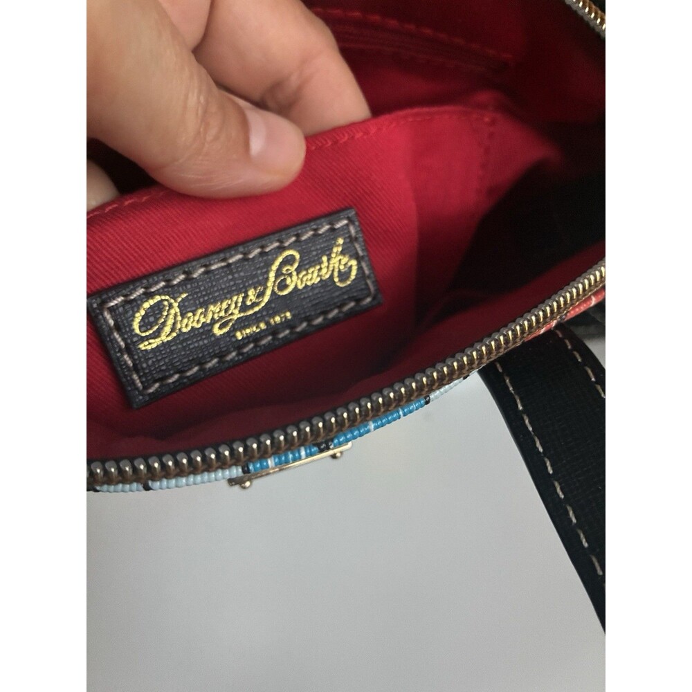 Dooney & Bourke Kite Ruby Mini Bitsy Satchel Multi Color Leather Crossbody - Picture 12 of 15